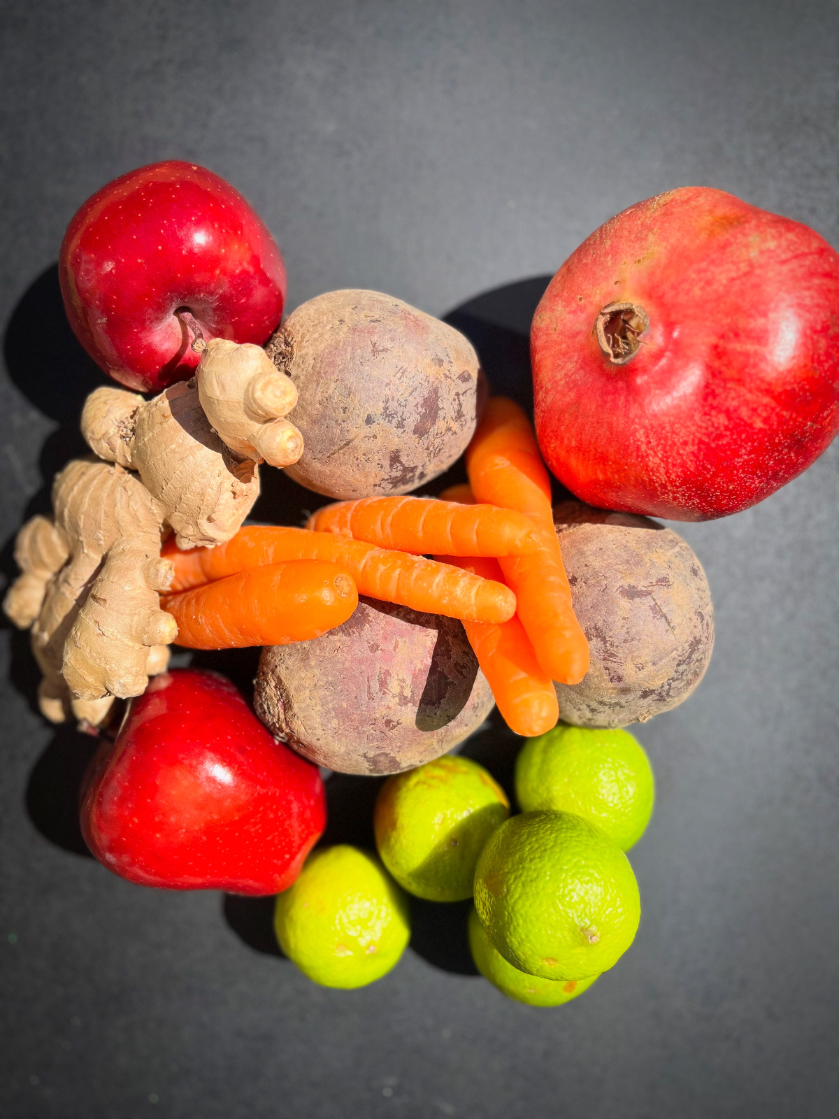Fresh juice ingredients